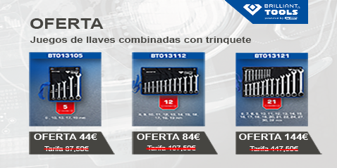 Juegos de llaves combinadas con trinquete